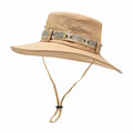 Chapéu Bucket Masculino para Proteção Solar ao Ar Livre, Aba Larga, Ideal para Pesca, Praia e Caminhadas.