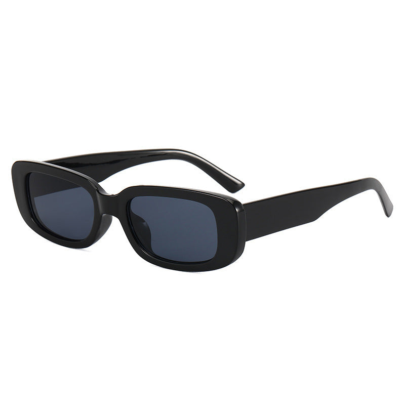 Óculos de Sol Pequenos e Quadrados com Estilo Descolado e Moderno, Óculos de Sol Chiques para Moda Urbana