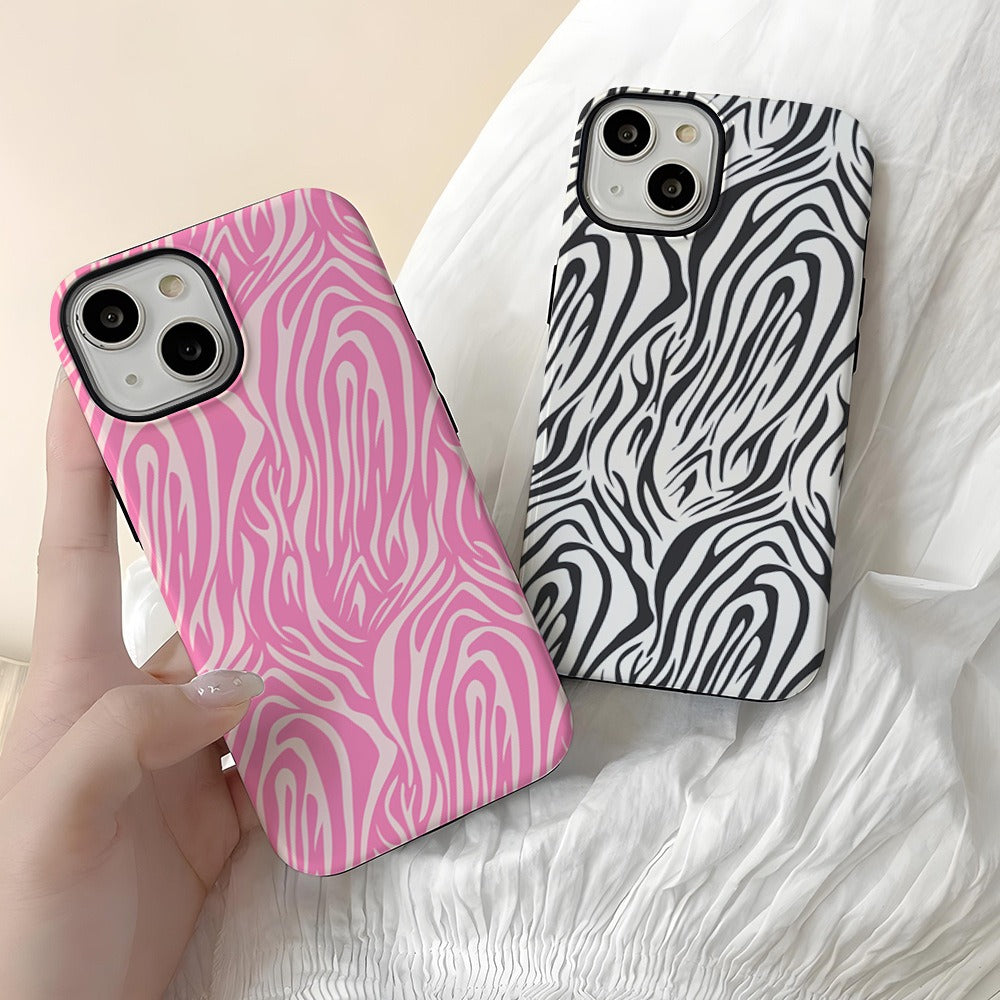 Capa protetora 2 em 1 para iPhone 16 com estampa de tigre, capa rígida para iPhone 13 com estampa de tigre.