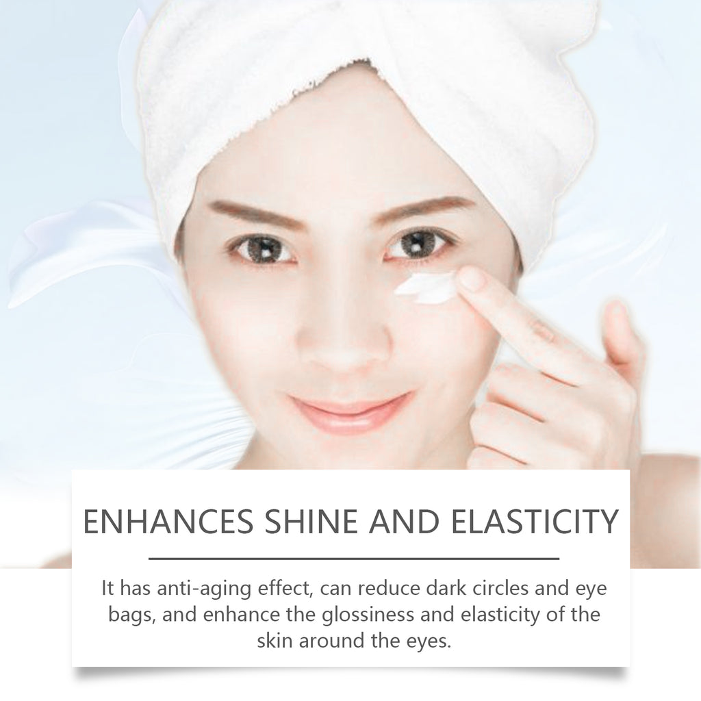 Hoygi Eye Essence Cream hidrata suavemente a pele, nutre e melhora as linhas finas ao redor dos olhos.