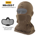 Balaclava Venom V1, máscara facial respirável com proteção UV para motociclismo e ciclismo.