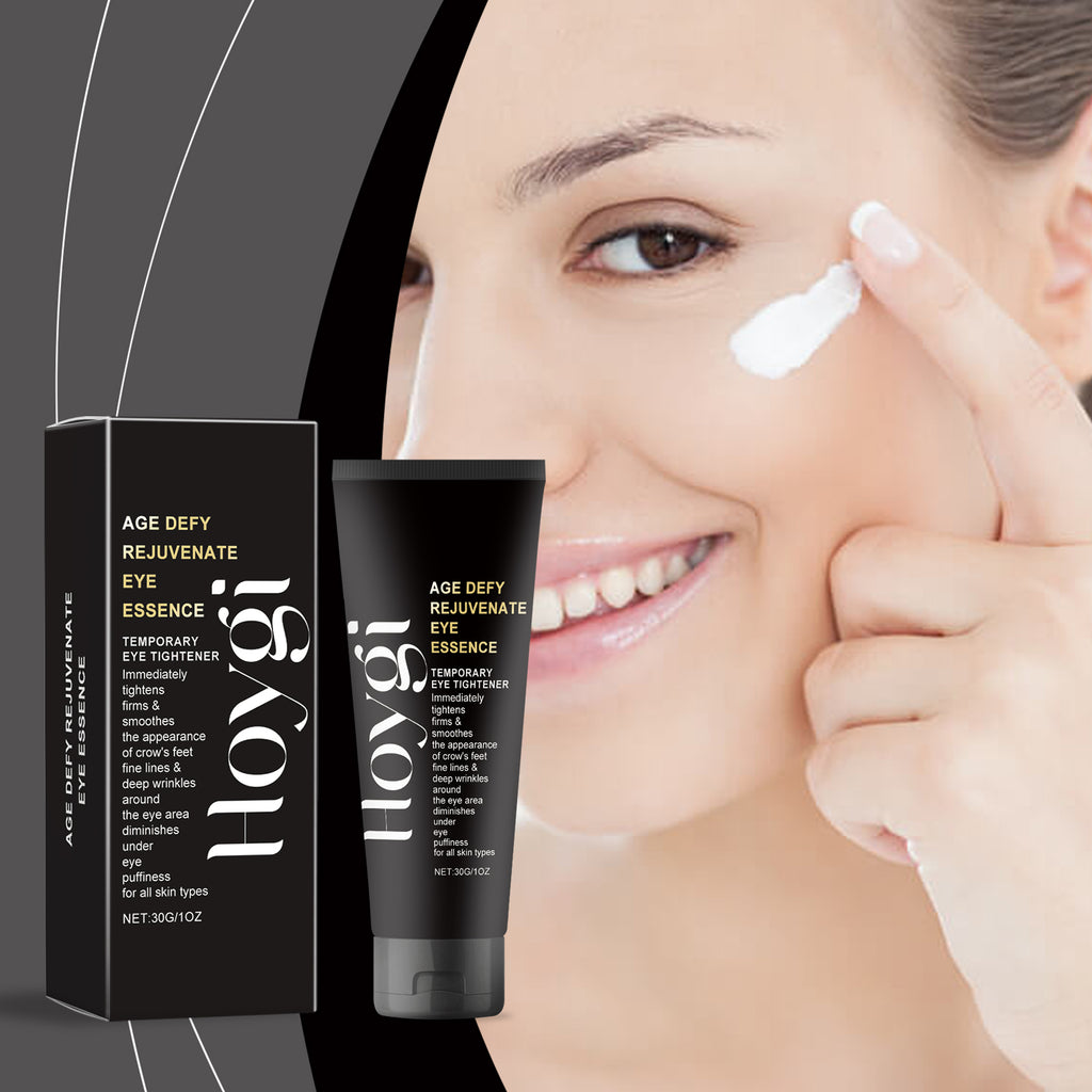 Hoygi Eye Essence Cream hidrata suavemente a pele, nutre e melhora as linhas finas ao redor dos olhos.