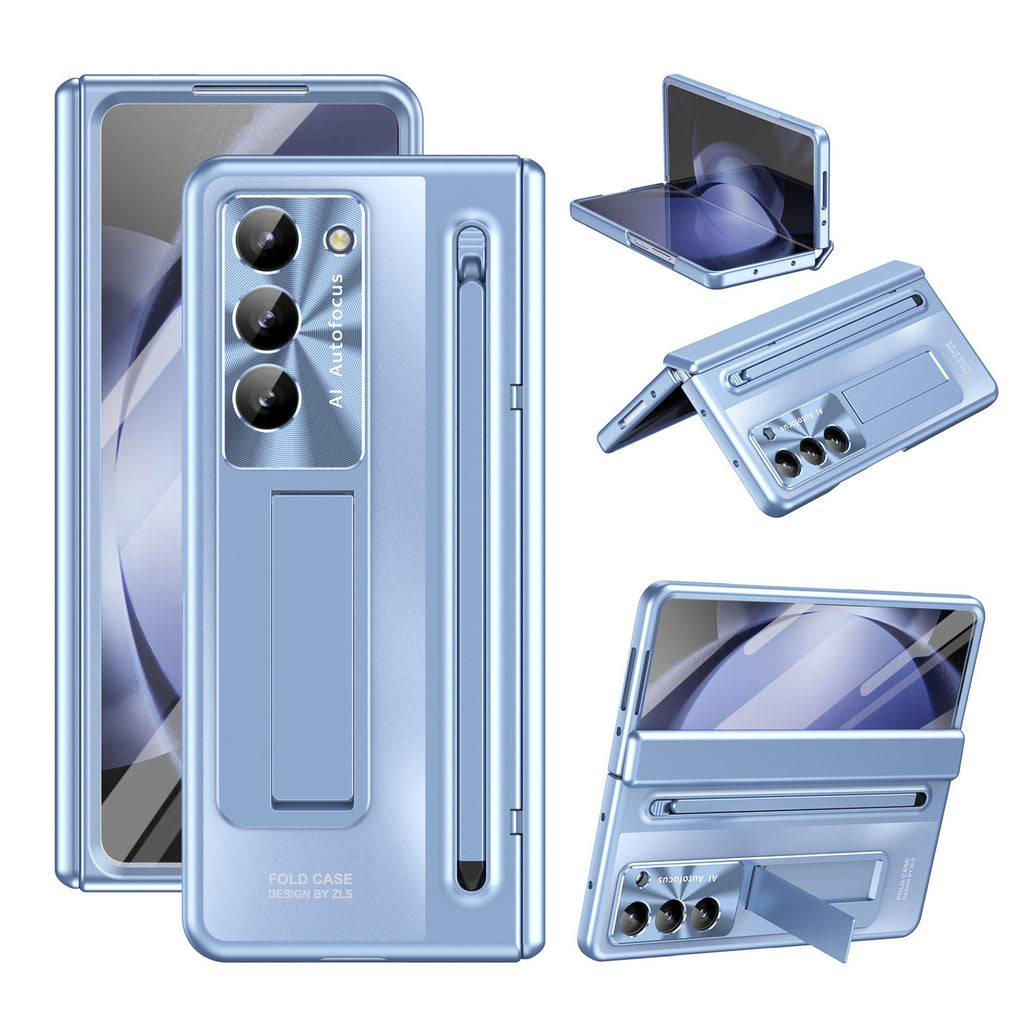 Capa protetora para celular Samsung Galaxy Z Fold6 com suporte integrado e caneta stylus, resistente a quedas. Compatível com Z Fold5.