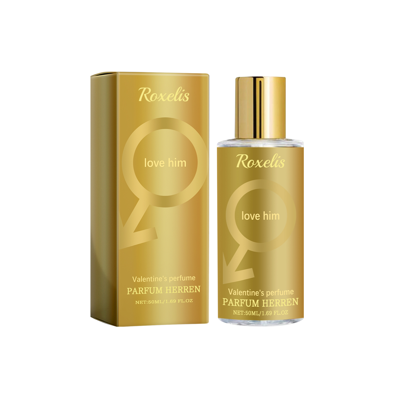 Roxelis Perfume Masculino para o Dia dos Namorados, Fragrância Masculina com Charme Fresco e Sutil, Fragrância Duradoura, Ideal para Casais em Encontros