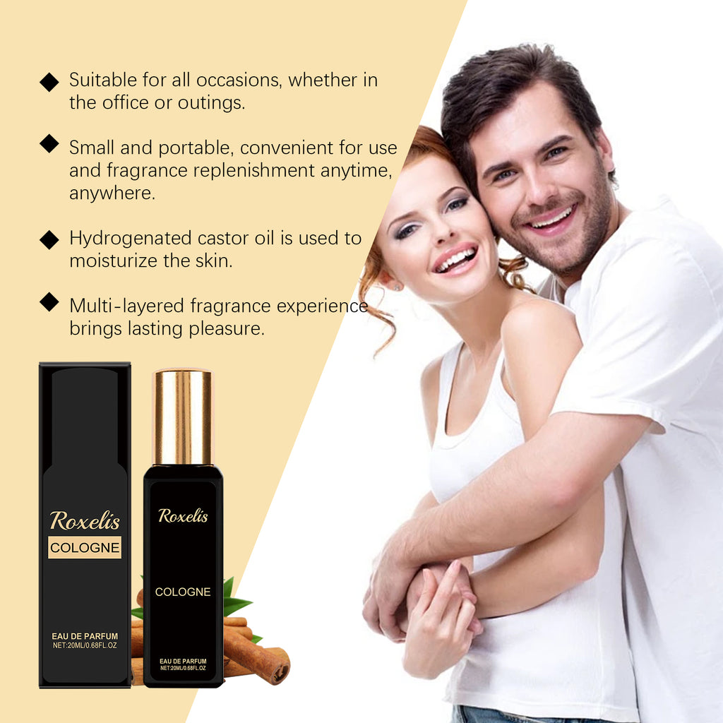 A colônia masculina Roxelis Light exala charme e uma fragrância fresca e duradoura, ideal para o uso diário.