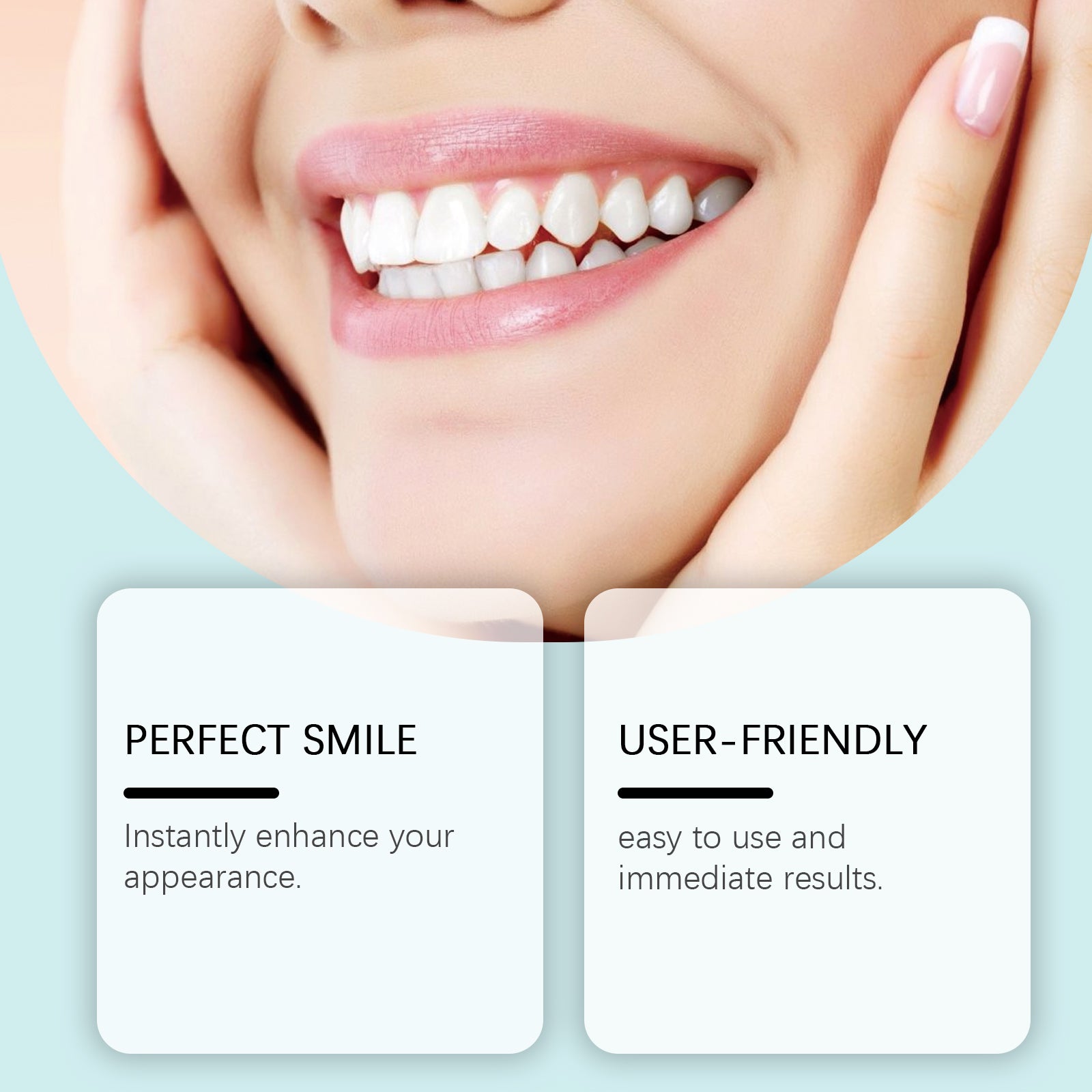 Kit para retoque de próteses dentárias, confortável e com acabamento impecável entre os dentes.