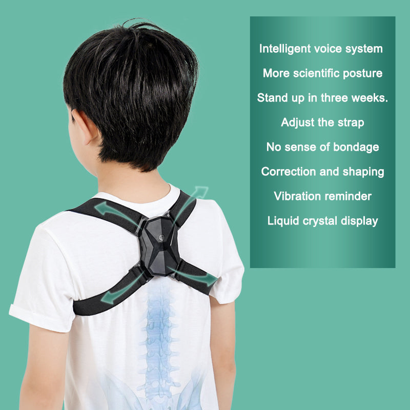 Cinto Corretor Inteligente de Vibração para Assento, Corretor de Corcunda para Adultos e Crianças, Disponível em Formato Masculino e Feminino.