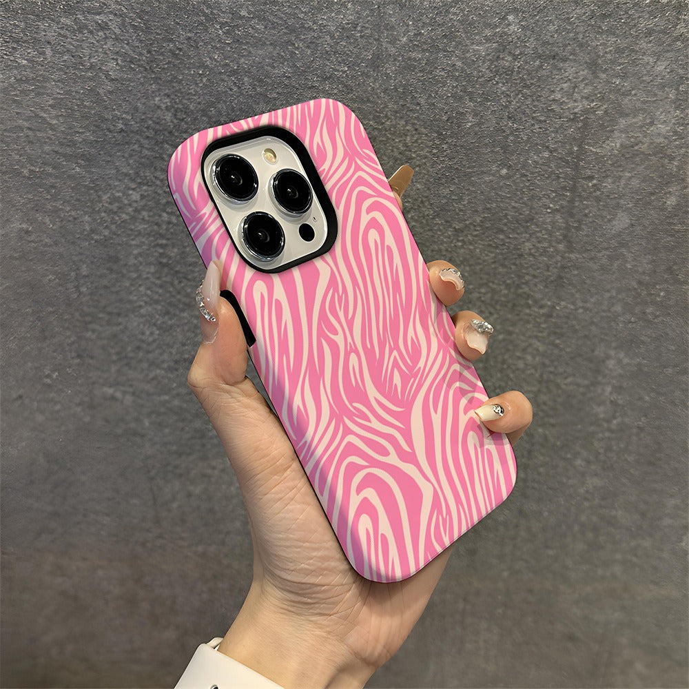 Capa protetora 2 em 1 para iPhone 16 com estampa de tigre, capa rígida para iPhone 13 com estampa de tigre.