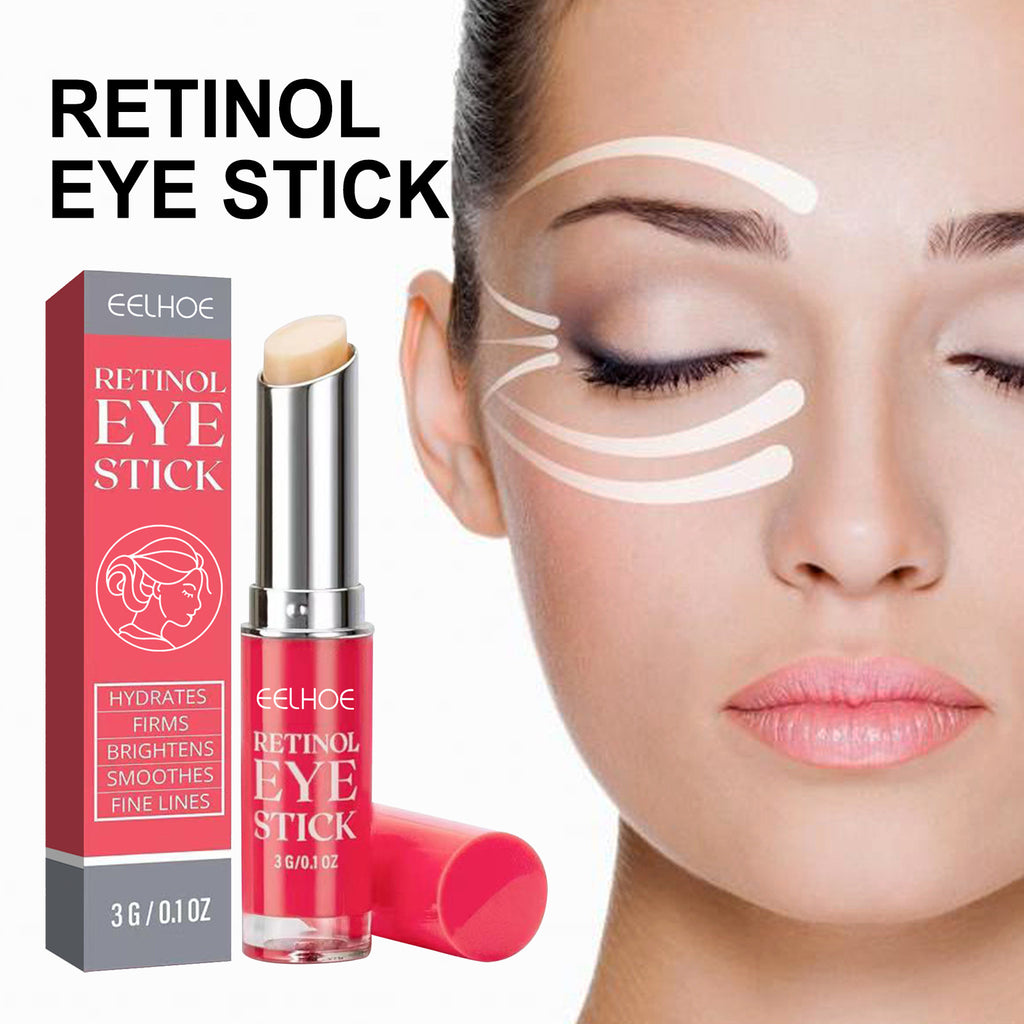 EELHOE Creme para Olhos com Retinol em Bastão: Hidratante e Nutritivo para uma Pele ao Redor dos Olhos Macia e Suave.