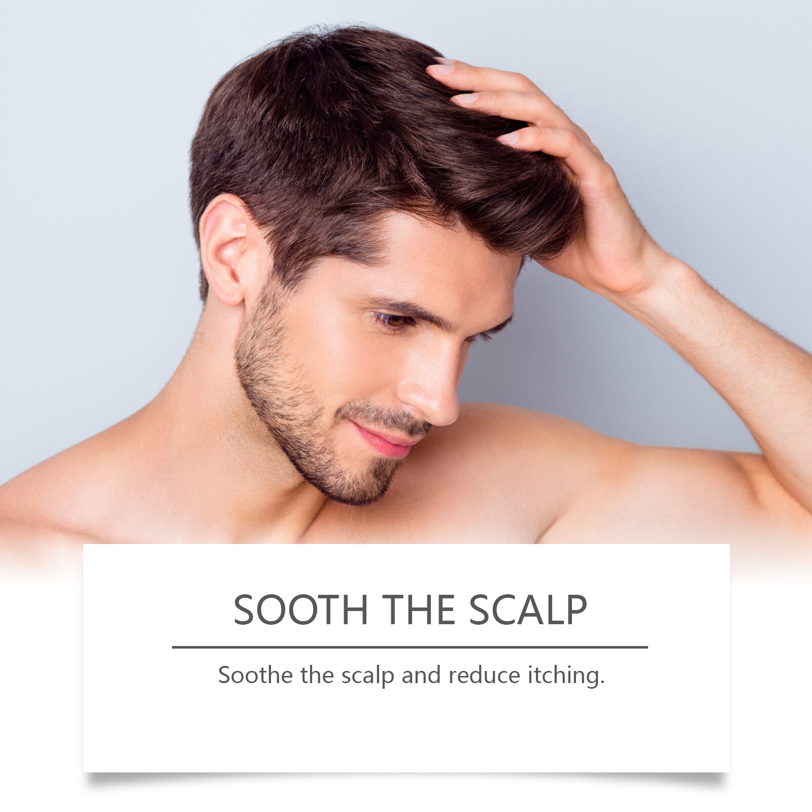 Shampoo Masculino East Moon, Suaviza e Nutre as Raízes do Cabelo, Limpeza Profunda do Couro Cabeludo