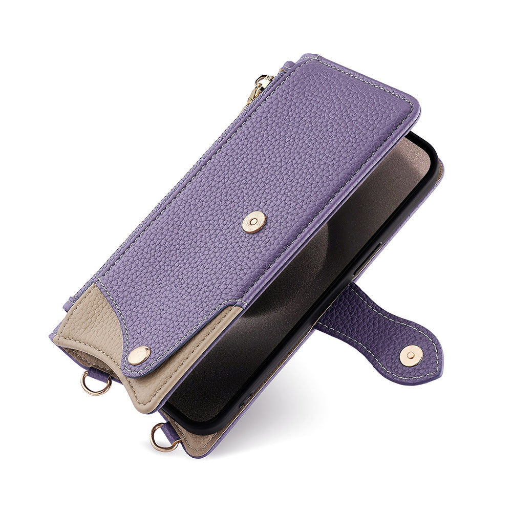 Capa transversal Apple 17 Promax com espelho de maquiagem, compatível com iPhone 15, suporte para iPhone 16 e capa para iPhone 13.