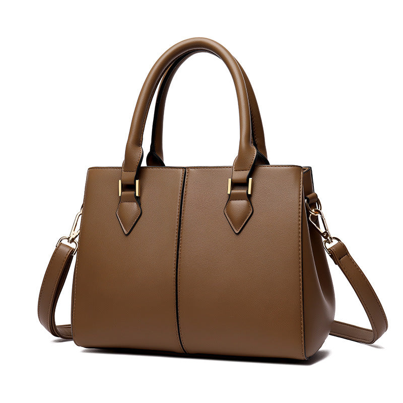 Bolsa feminina elegante para mulheres de meia-idade, bolsa de mão para mães, bolsa tote feminina.