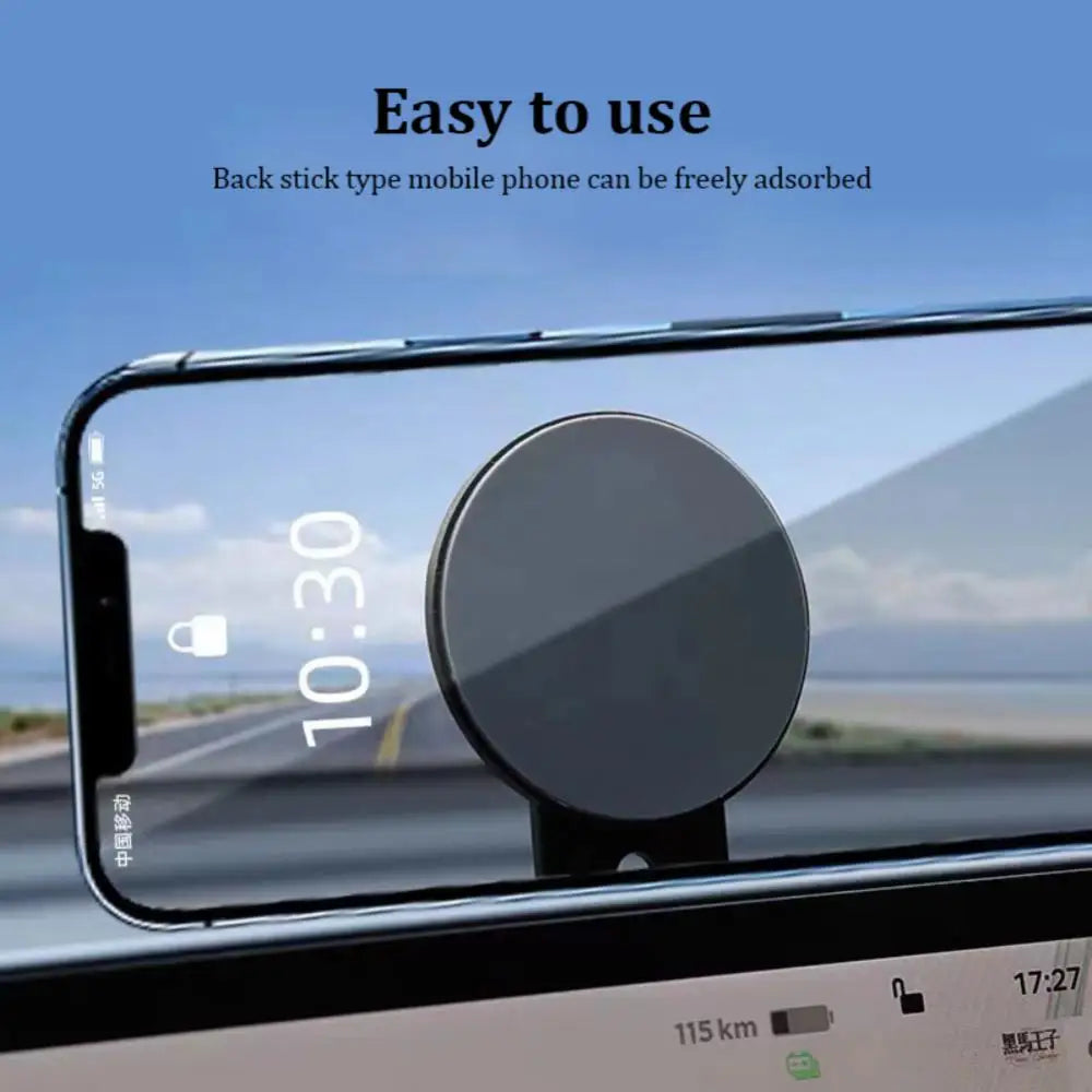 Suporte para celular veicular, carregador para laptop, monitor, suporte lateral para celular para Tesla Model 3 Y X S.