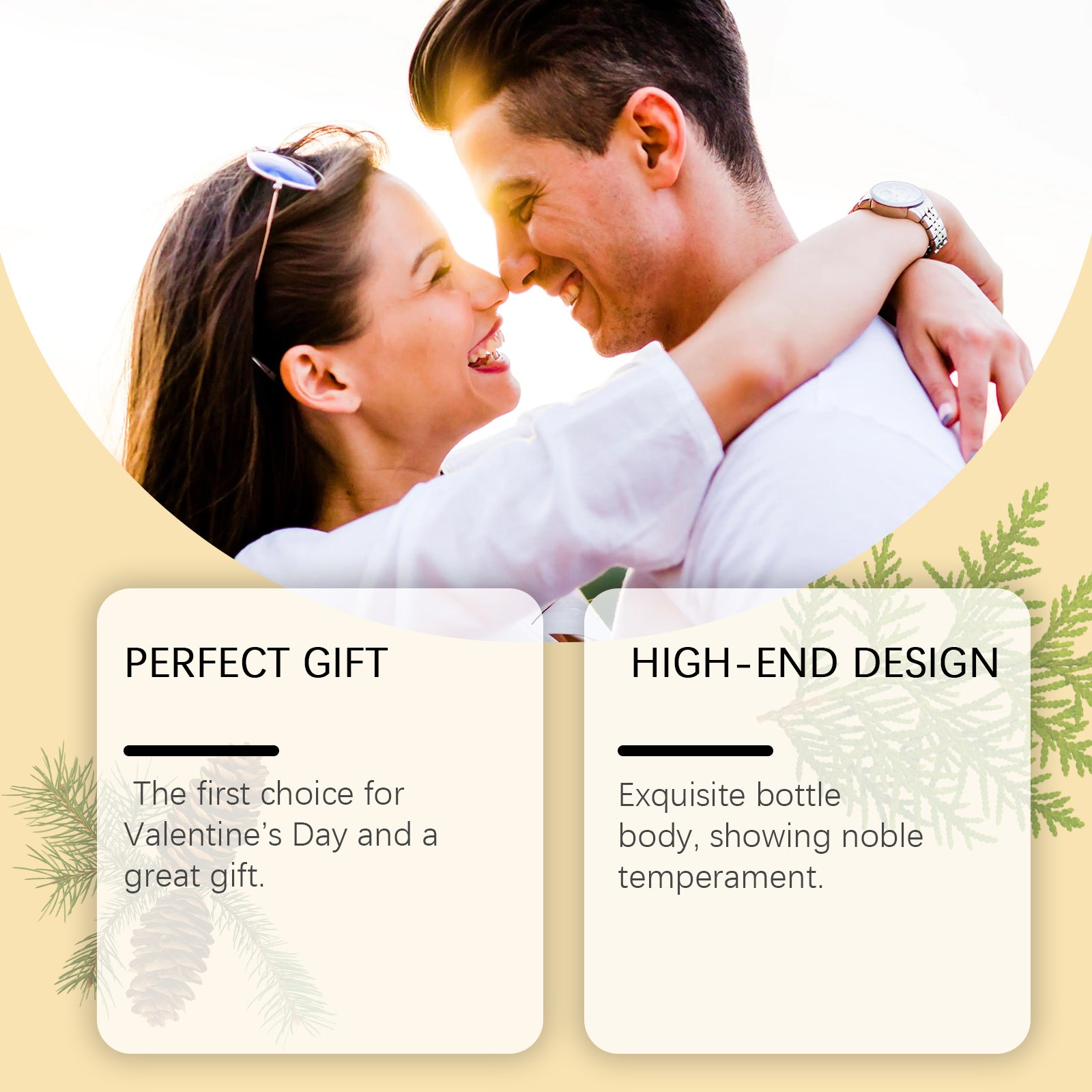 Roxelis Perfume Masculino para o Dia dos Namorados, Fragrância Masculina com Charme Fresco e Sutil, Fragrância Duradoura, Ideal para Casais em Encontros