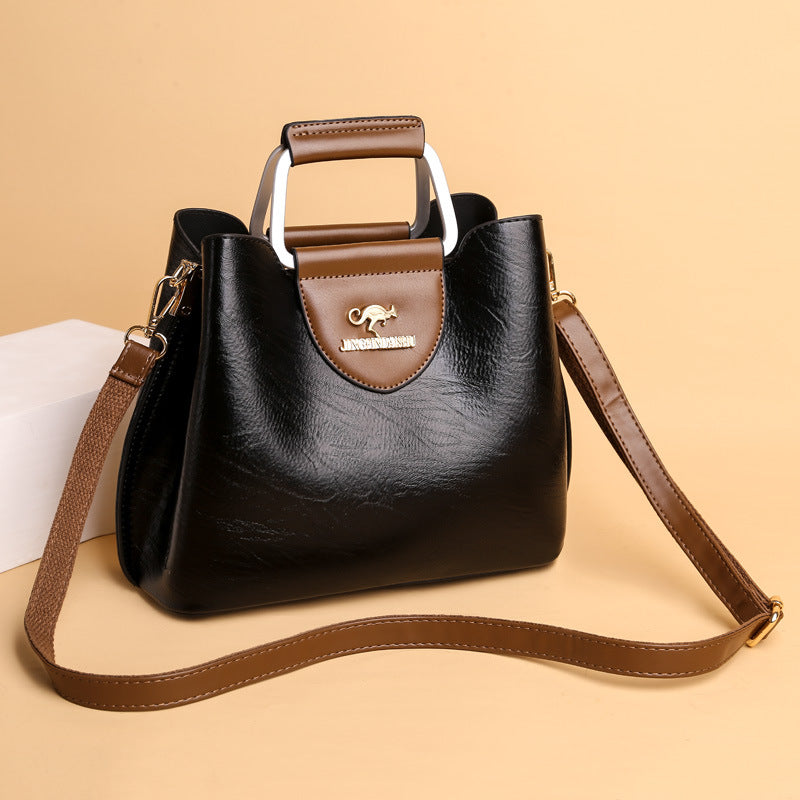 Bolsa feminina com design exclusivo, bolsa de ombro tipo tote com grande capacidade.