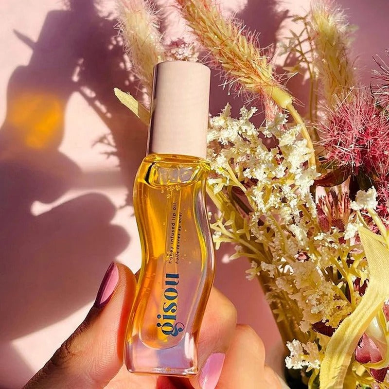 Gloss Labial Hidratante Honey Gold 6 em 1 para Cuidados com os Lábios
