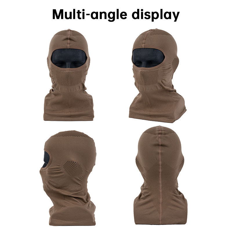 Balaclava Venom V1, máscara facial respirável com proteção UV para motociclismo e ciclismo.