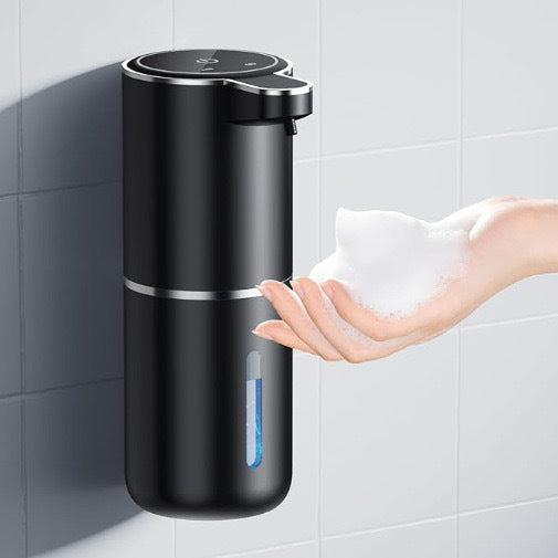 Dispensador de sabonete líquido inteligente e automático com sensor para uso doméstico - Dispensador elétrico de sabonete líquido com tecnologia sem toque.