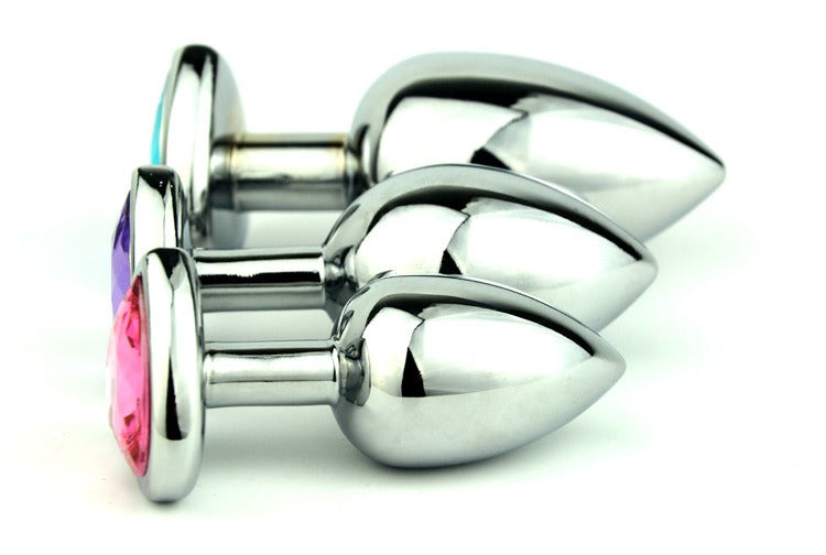 Produtos Sexuais Produtos Adultos Plug Anal em Formato de Coração para Quintal de Metal Brinquedos de Expansão Anal Produtos Sexuais Alternativos