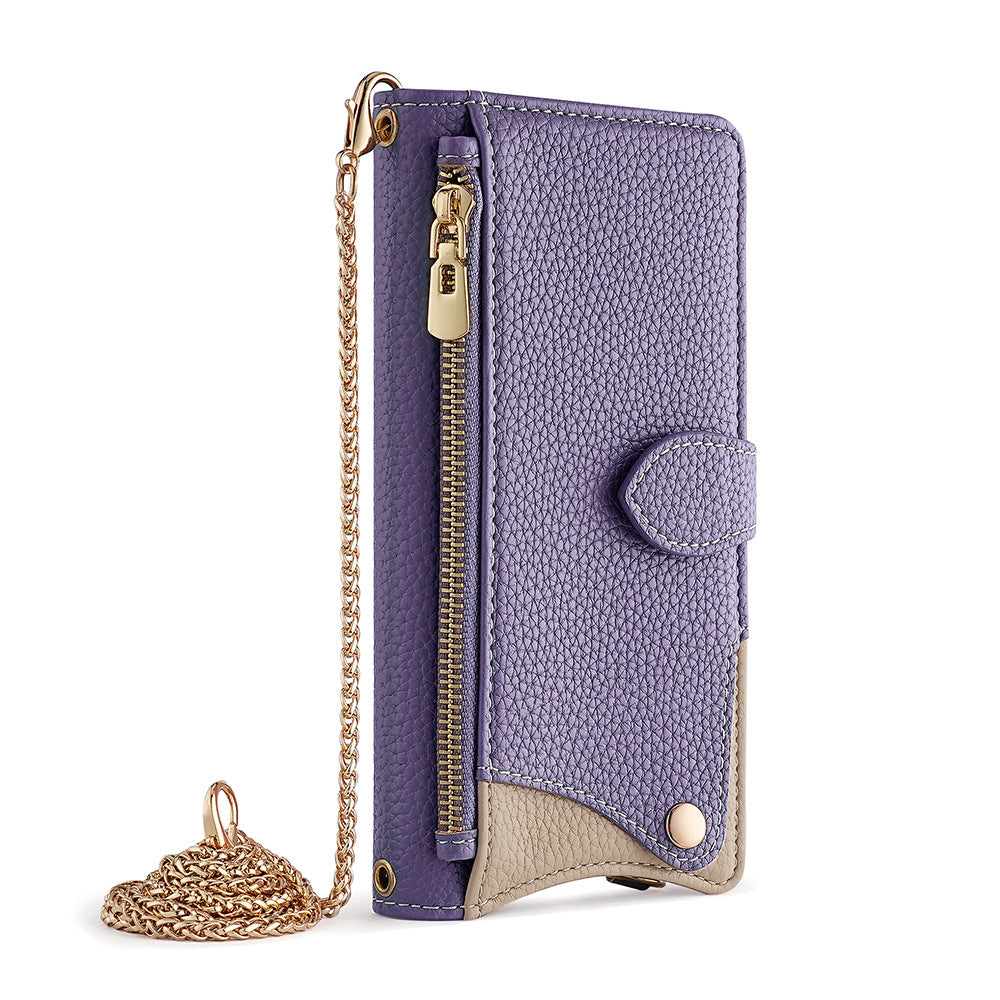 Capa transversal Apple 17 Promax com espelho de maquiagem, compatível com iPhone 15, suporte para iPhone 16 e capa para iPhone 13.