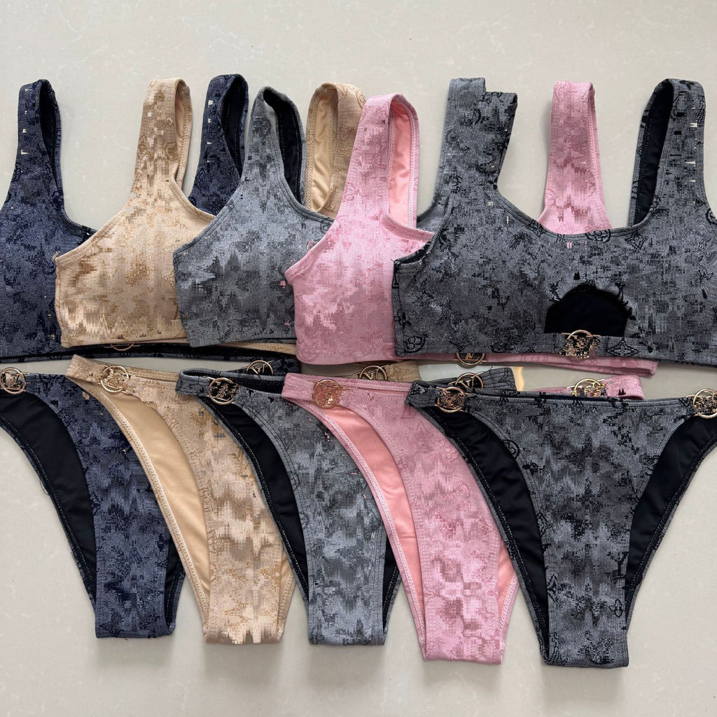 Conjunto de biquíni de duas peças para mulheres