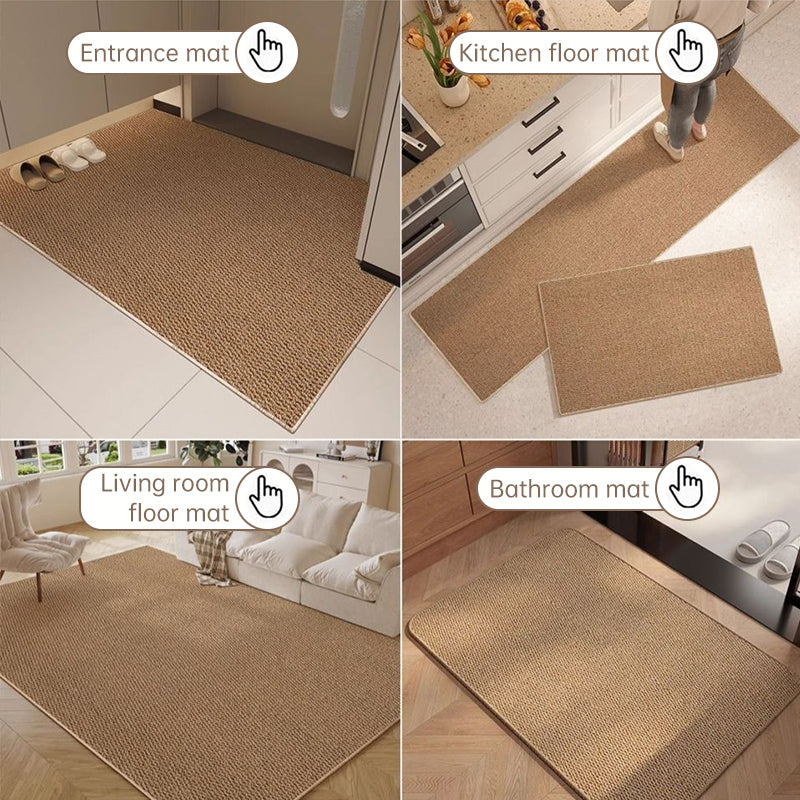 Tapete de cozinha estilo japonês, com estampa de abacaxi de alta densidade, absorvente de água e óleo, durável e antiderrapante.