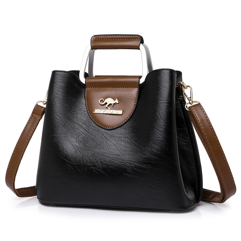 Bolsa feminina com design exclusivo, bolsa de ombro tipo tote com grande capacidade.