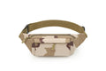Bolsa de cintura masculina, bolsa para celular, multifuncional, esportiva e casual, para uso externo, com estampa camuflada.