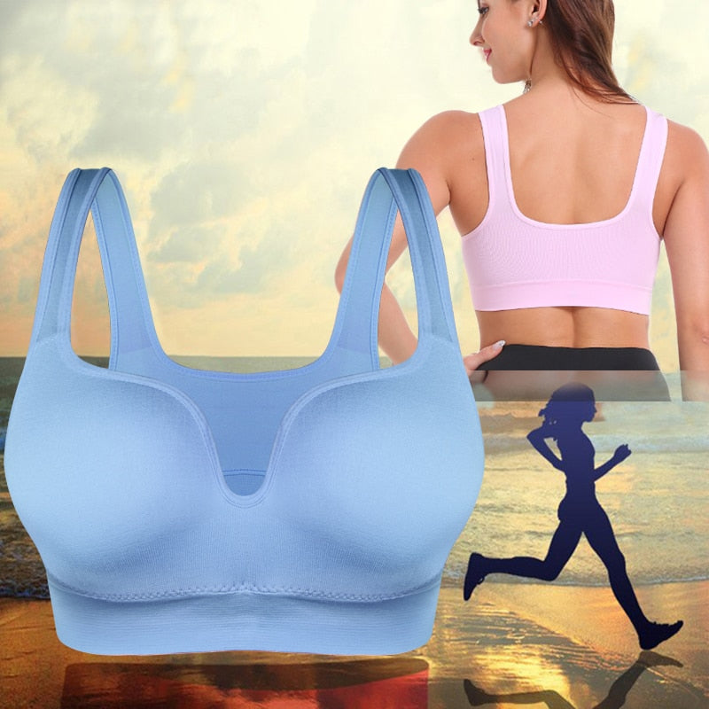Sutiã esportivo feminino SEXYWG, camiseta de ioga, regata fitness para corrida, sutiã acolchoado, top esportivo cropped, sutiã push-up sem aro.