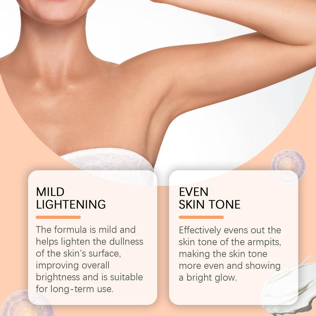 Creme hidratante para a pele das axilas OceAura, ideal para peles delicadas e com articulações sensíveis.