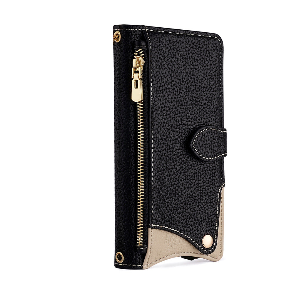 Capa transversal Apple 17 Promax com espelho de maquiagem, compatível com iPhone 15, suporte para iPhone 16 e capa para iPhone 13.