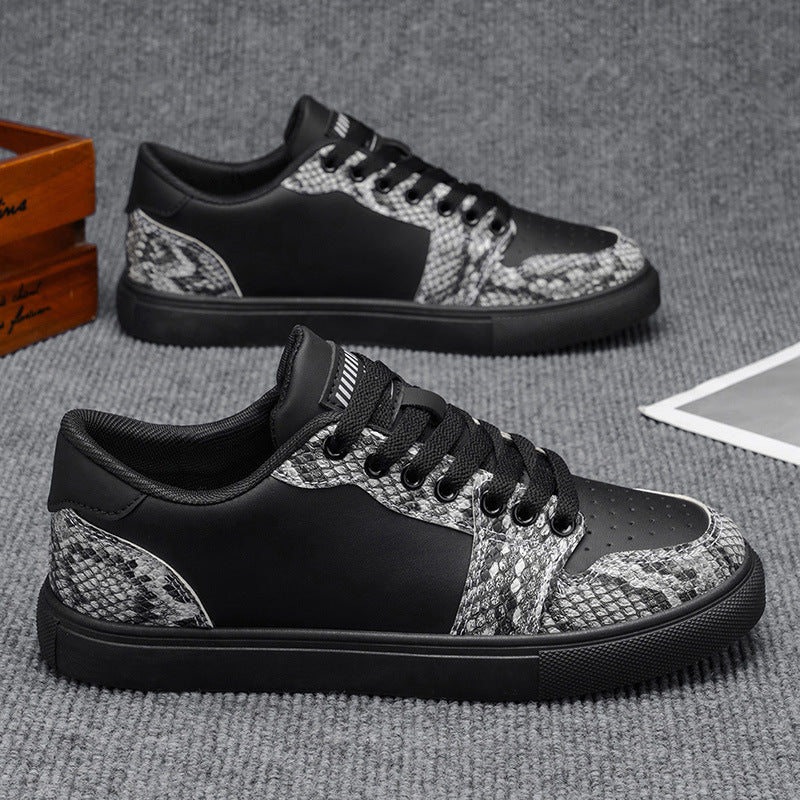 Sapatos masculinos respiráveis, confortáveis, simples e com sola grossa.