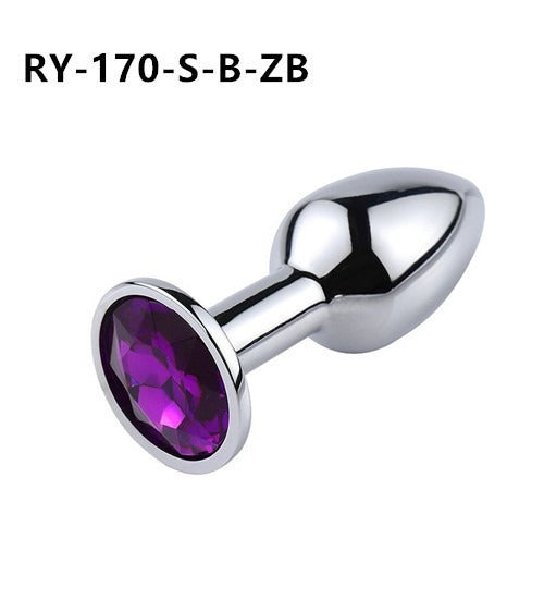 Plug anal posterior de metal para homens e mulheres adultos, brinquedo sexual SM para masturbação e orgasmo, plug anal para produtos adultos