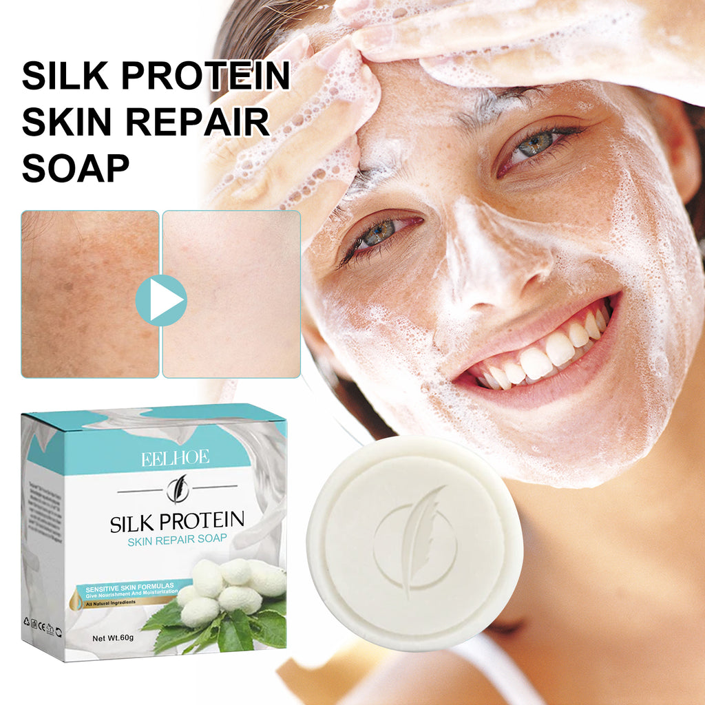 Sabonete de Limpeza Reparador de Proteínas EELHOE: Limpa os poros, clareia manchas escuras causadas por acne, hidrata e ilumina a pele do rosto.