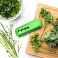 Descascador e removedor de folhas de frutas e legumes, mini descascador de legumes e removedor de ervas.