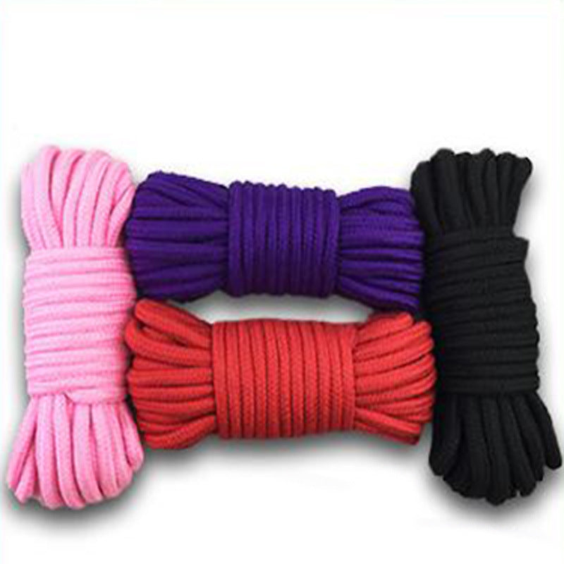 Corda erótica para bondage de casais, brincadeiras íntimas, corda de algodão de 5m/10m, produto adulto SM