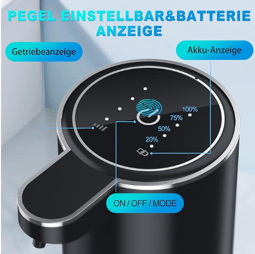 Dispensador de sabonete líquido inteligente e automático com sensor para uso doméstico - Dispensador elétrico de sabonete líquido com tecnologia sem toque.