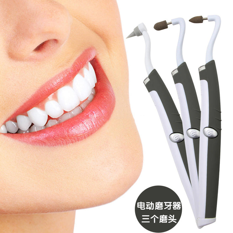 Aparelho de limpeza dental elétrico com vibração sônica e LED, para polimento e remoção da placa bacteriana.