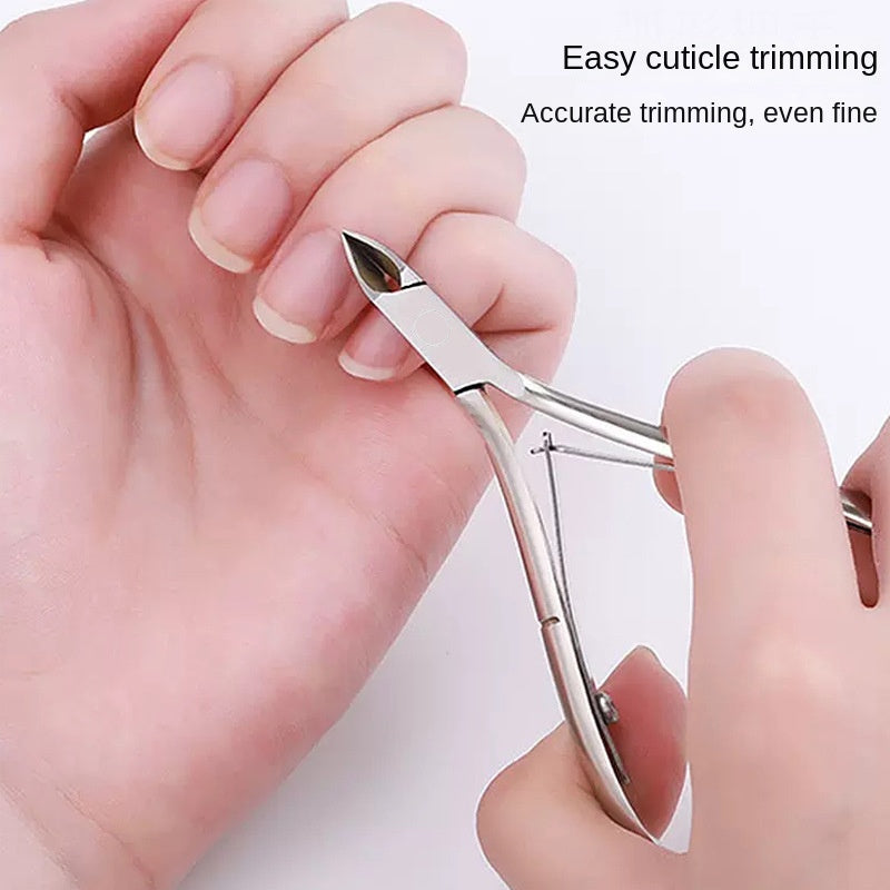 Cortador de cutículas para remover cutículas e peles soltas, cortador de unhas angular, ferramenta removedora de cutículas