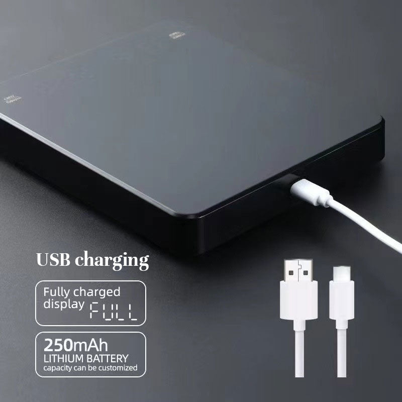 Balança de café de alta precisão 3kg/0,1g com temporizador - Recarregável via USB, à prova d'água, com visor LED, ideal para espresso e métodos de preparo por gotejamento.