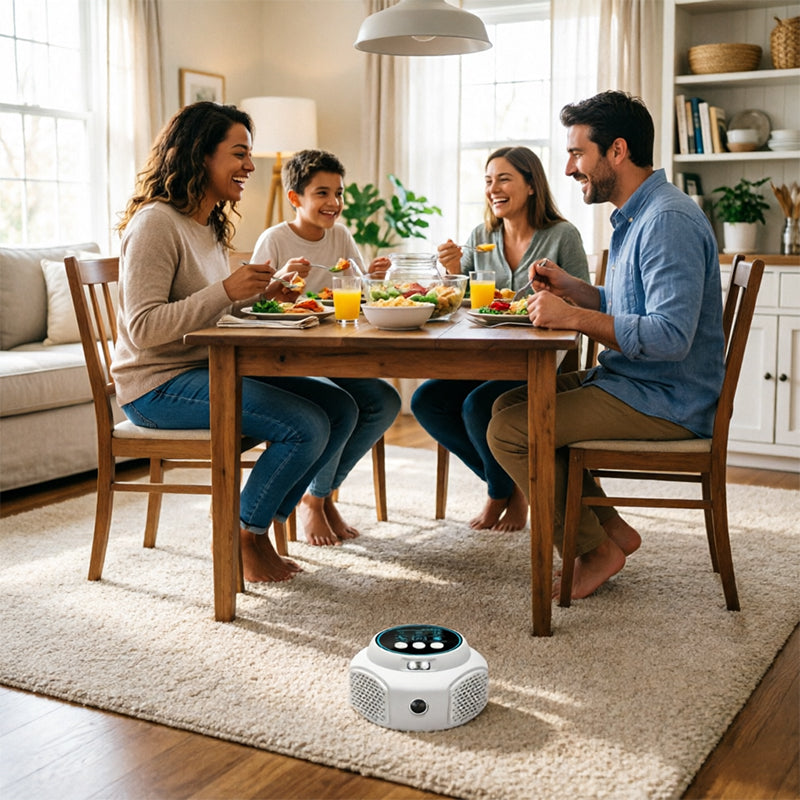 Repelente ultrassônico de 360° para pragas, repelente de alta potência para roedores e insetos em ambientes internos, controle seguro de mosquitos e ratos com plugue.