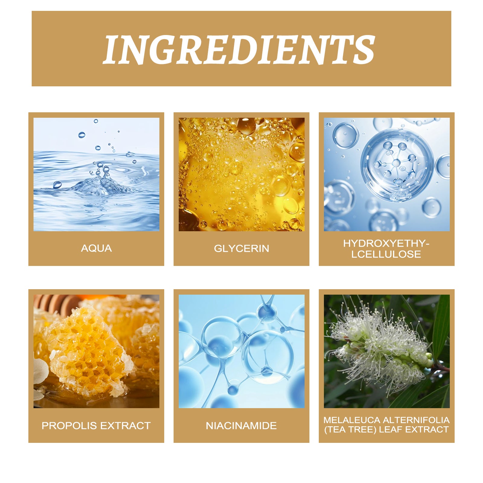 Essência fotossensível EELHOE com própolis e nicotinamida, reduz marcas de acne, hidrata, ilumina e clareia a pele do rosto.