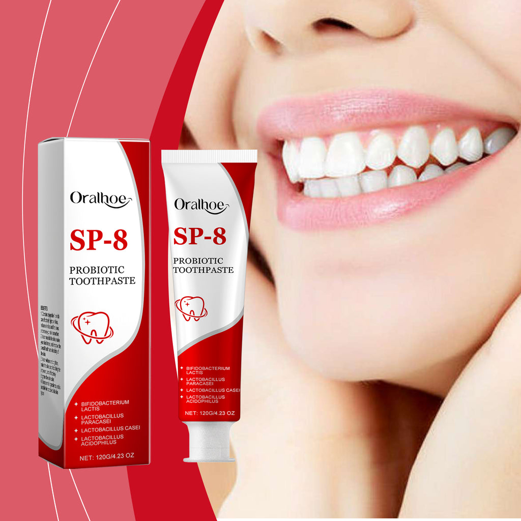 O creme dental Oralhoe Mint Cleaning limpa suavemente a sujeira e remove o amarelamento dos dentes, proporcionando cuidado, frescor e fragrância duradouros.