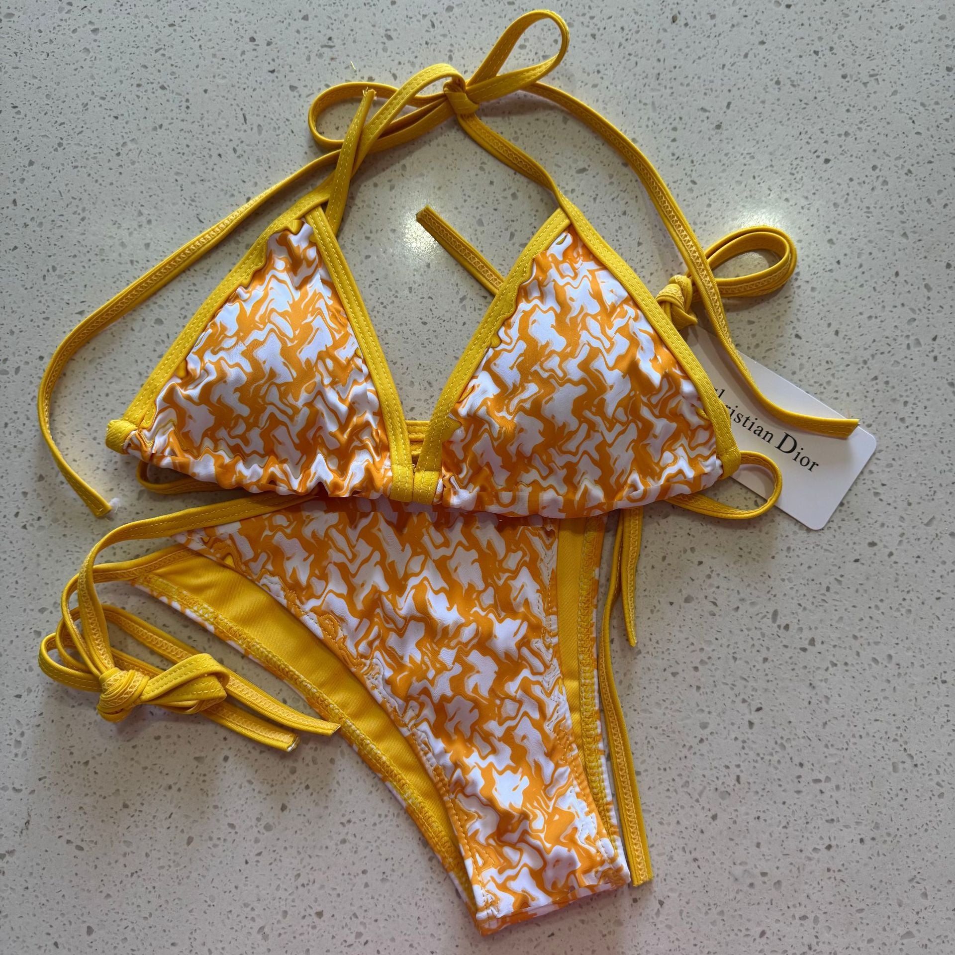 Conjunto de biquíni sexy, roupa de banho de duas peças