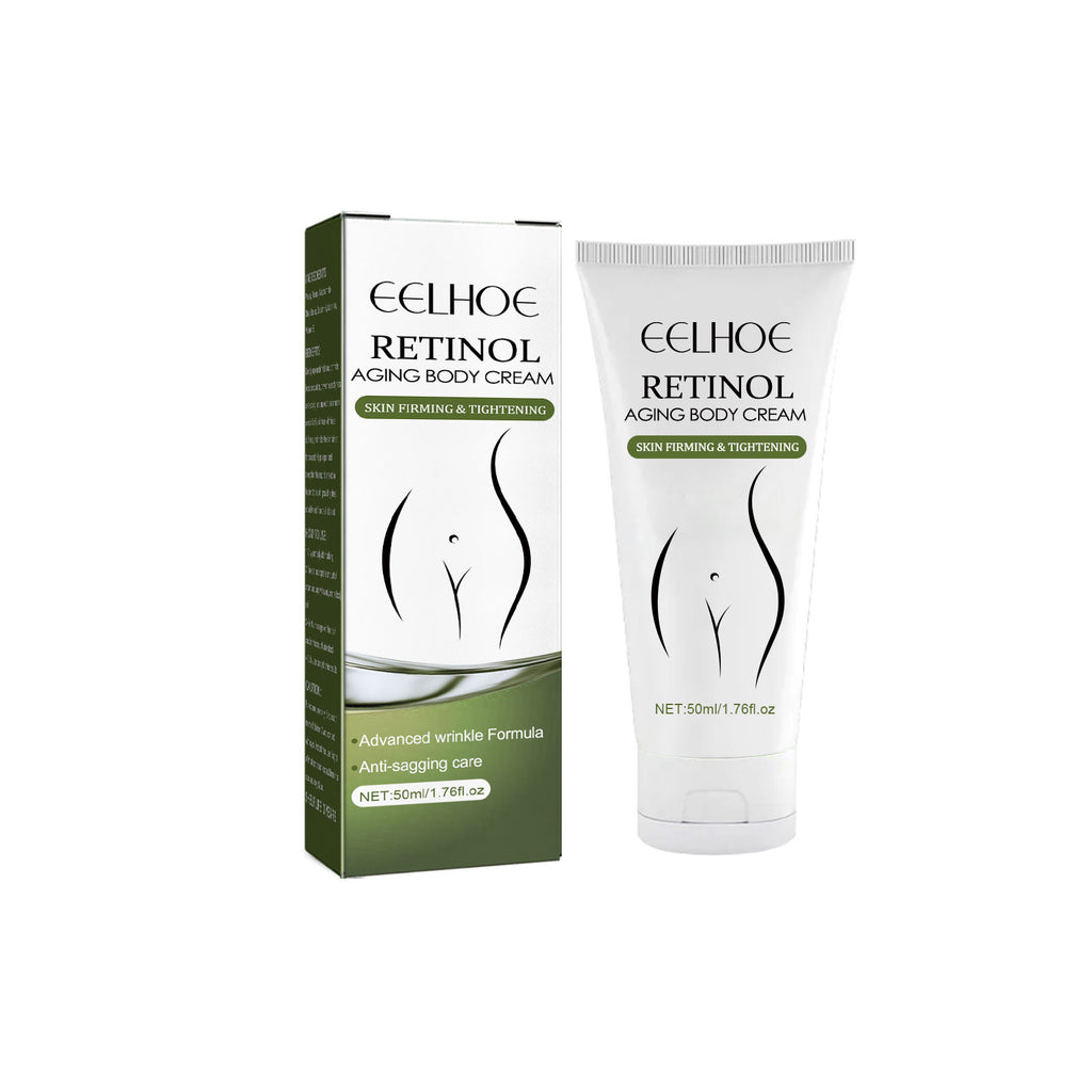 Creme Corporal com Retinol EELHOE: Tonifica, Hidrata, Ilumina, Clareia, Suaviza Linhas Finas e Proporciona Pele Macia.
