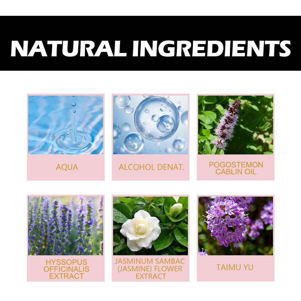 Perfume para baile feminino, fragrância portátil de longa duração e fragrância leve.