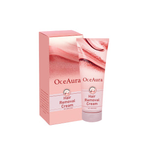 Creme Depilatório OceAura, fácil de remover pelos do corpo, refrescante, deixa a pele limpa e macia. Creme depilatório suave.