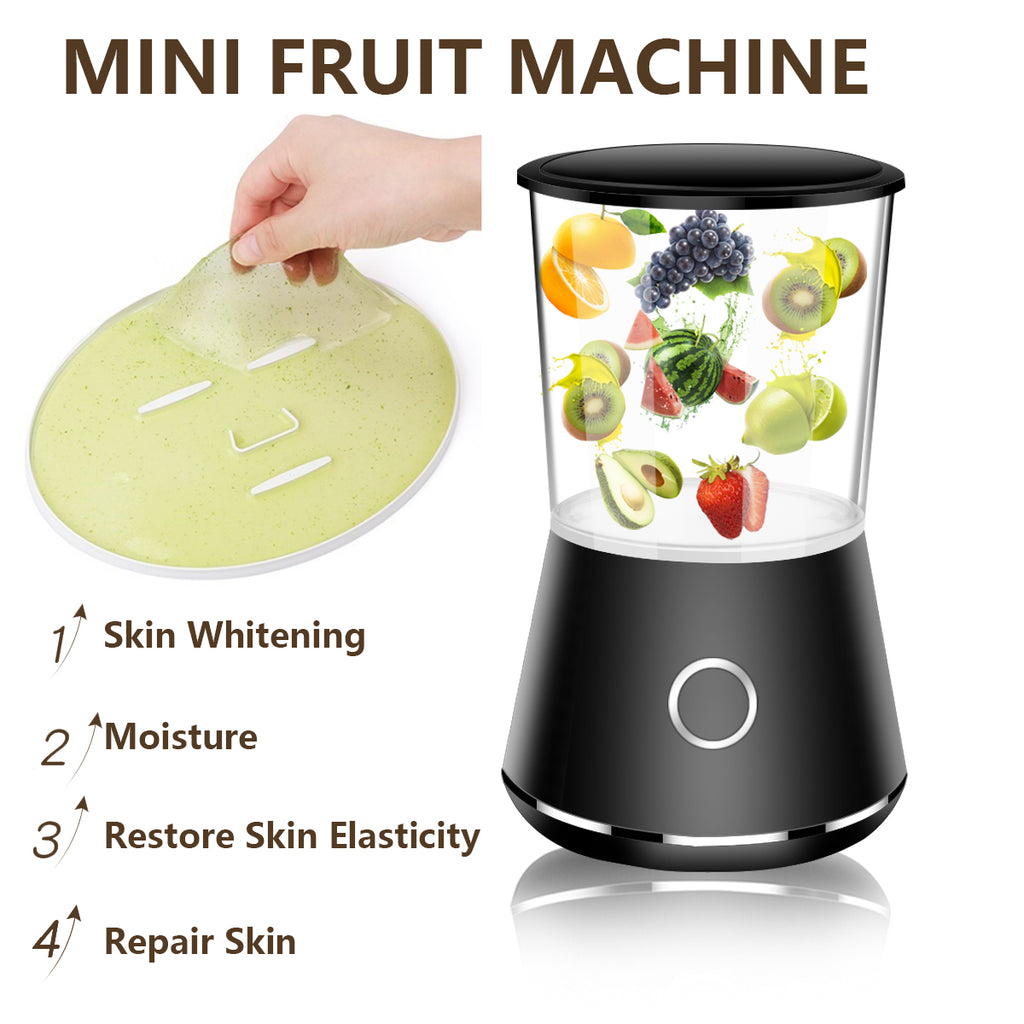 Mini Máquina de Máscara Facial, Máquina de Máscara Facial de Frutas e Vegetais, Máquina de Máscara Facial Caseira de Frutas e Vegetais, Instrumento de Beleza
