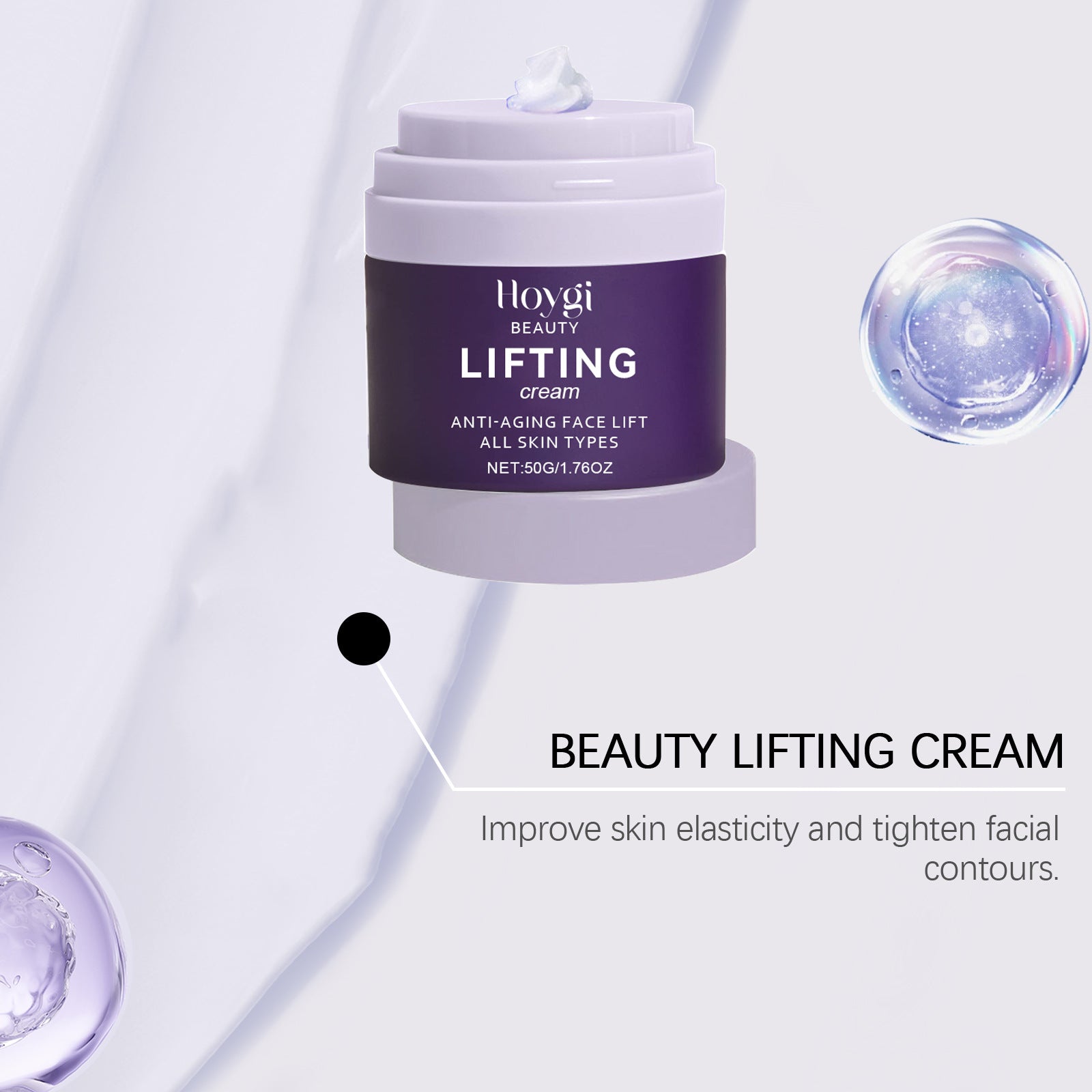 Creme facial profundamente hidratante para suavizar linhas finas e iluminar a tez.