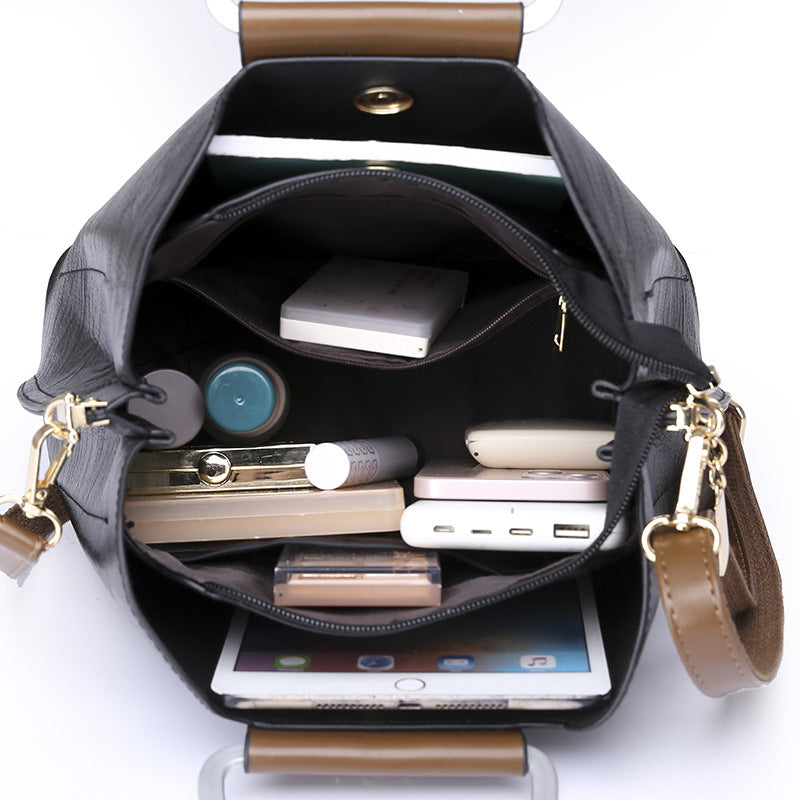 Bolsa feminina com design exclusivo, bolsa de ombro tipo tote com grande capacidade.